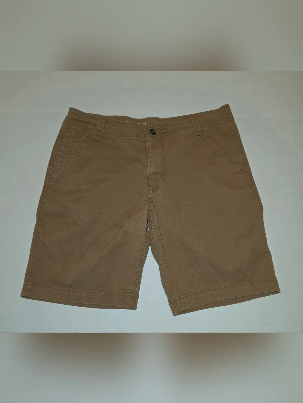 Mossimo Supply Co. Men's Tan Flat-Front Shorts Sz 34